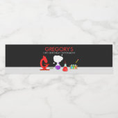 Étiquette Pour Bouteilles D'eau Fête de la science pour enfants (Étiquettes simples)