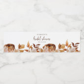 Étiquette Pour Bouteilles D'eau Fête de mariage d'automne (Étiquettes simples)