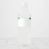 Étiquette Pour Bouteilles D'eau Fête de Noël (Dos)