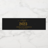 Étiquette Pour Bouteilles D'eau Fête de remise des diplômes de la promotion 2023 - (Étiquettes simples)