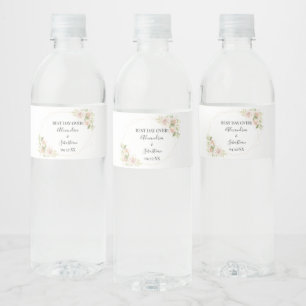 Étiquette Pour Bouteilles D'eau Fête des mariées Couples Mariage Bouteille d'eau É