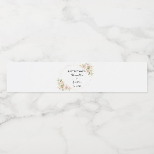 Étiquette Pour Bouteilles D'eau Fête des mariées Couples Mariage Bouteille d'eau É (Étiquettes simples)