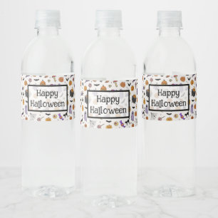 Étiquette Pour Bouteilles D'eau Fête d'Halloween