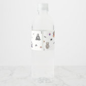 Étiquette Pour Bouteilles D'eau Fête du 1er anniversaire de Halloween Ghost (Dos)