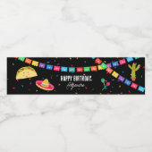 Étiquette Pour Bouteilles D'eau Fête mexicaine à thème (Étiquettes simples)