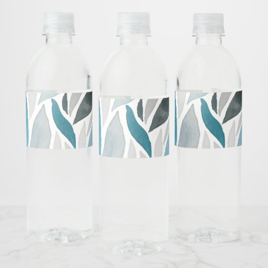 Étiquette Pour Bouteilles D'eau feuille d'arbre (Bouteilles)