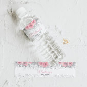 Étiquette Pour Bouteilles D'eau Fille Baby shower d'hiver