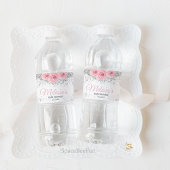 Étiquette Pour Bouteilles D'eau Fille Baby shower d'hiver