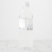 Étiquette Pour Bouteilles D'eau Fille Sirène 1ère fête d'anniversaire (Dos)