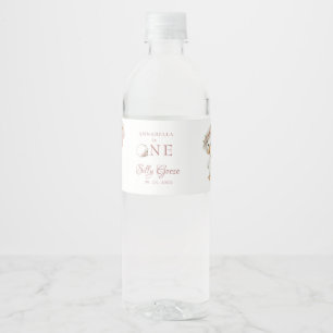 Étiquette Pour Bouteilles D'eau Fleur d'oie sotte dans le jardin Champagne