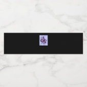 Étiquette Pour Bouteilles D'eau Fleurs d'araignées de serpent Whimsigoth (Étiquettes simples)