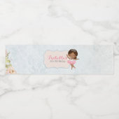 Étiquette Pour Bouteilles D'eau Floral Ballerina Anniversaire Bouteille d'eau Étiq (Étiquettes simples)