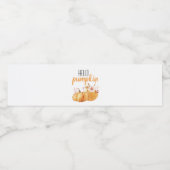 Étiquette Pour Bouteilles D'eau Flowers (Étiquettes simples)