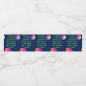 Étiquette Pour Bouteilles D'eau Foi diplômée (Étiquettes simples)