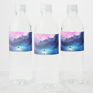Étiquette Pour Bouteilles D'eau Forêt enchantée