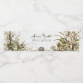 Étiquette Pour Bouteilles D'eau Forêt enchantée Ethereal (Étiquettes simples)