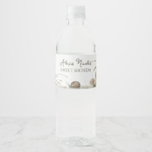 Étiquette Pour Bouteilles D'eau Forêt enchantée Ethereal