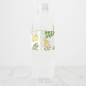 Étiquette Pour Bouteilles D'eau Fraîchement De La Fête des mariées De Marché Des A (Dos)