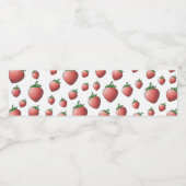 Étiquette Pour Bouteilles D'eau Fraise (Étiquettes simples)