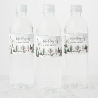 Froid Hors du Baby shower d'hiver Wonderland