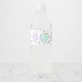 Étiquette Pour Bouteilles D'eau Funfetti (Dos)