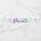 Étiquette Pour Bouteilles D'eau Funfetti (Étiquettes simples)