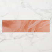 Étiquette Pour Bouteilles D'eau Fusz de pêche (Étiquettes simples)