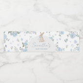 Étiquette Pour Bouteilles D'eau Garçon Un Baby shower De Lapin (Étiquettes simples)