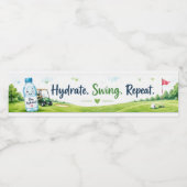 Étiquette Pour Bouteilles D'eau Golf (Étiquettes simples)