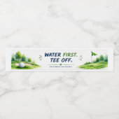 Étiquette Pour Bouteilles D'eau Golf (Étiquettes simples)