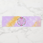 ÉTIQUETTE POUR BOUTEILLES D'EAU GOODBYE 20XX HELLO 20XX (Étiquettes simples)