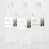 Étiquette Pour Bouteilles D'eau Graduation de script gonflable (Bouteilles)