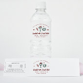 Étiquette Pour Bouteilles D'eau Gui et Margaritas | Noël entre célibataires