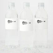 Étiquette Pour Bouteilles D'eau Guitar Lake Shadow (Bouteilles)