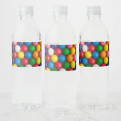 Étiquette Pour Bouteilles D'eau Gumballs (Bouteilles)