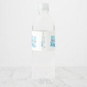 ÉTIQUETTE POUR BOUTEILLES D'EAU H2O (Dos)