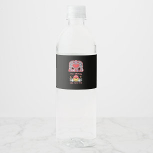 Étiquette Pour Bouteilles D'eau Halloween des mains drôle - Grabby Ghoul