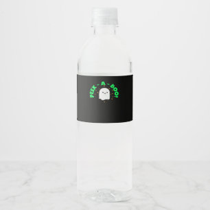 Étiquette Pour Bouteilles D'eau Halloween - Peekabo