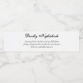 Étiquette Pour Bouteilles D'eau Halloween Poison Tort Nightshade (Étiquettes simples)