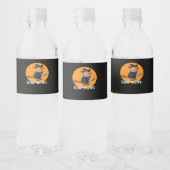 Étiquette Pour Bouteilles D'eau Halloween Trump Wizard Funny Classic (Bouteilles)