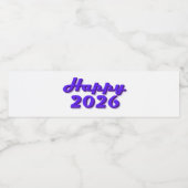 Étiquette Pour Bouteilles D'eau Happy 2026 (Étiquettes simples)