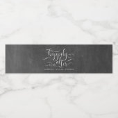 Étiquette Pour Bouteilles D'eau Heureux toujours après Mariage (Étiquettes simples)