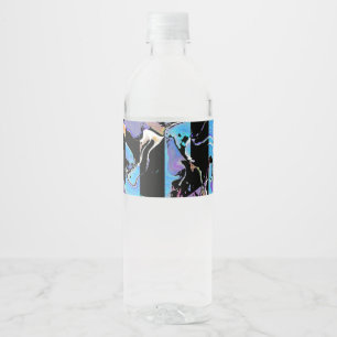 Étiquette Pour Bouteilles D'eau Horreur pour les yeux