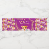 Étiquette Pour Bouteilles D'eau Housse de bouteille d'eau de girafe bébé (Étiquettes simples)