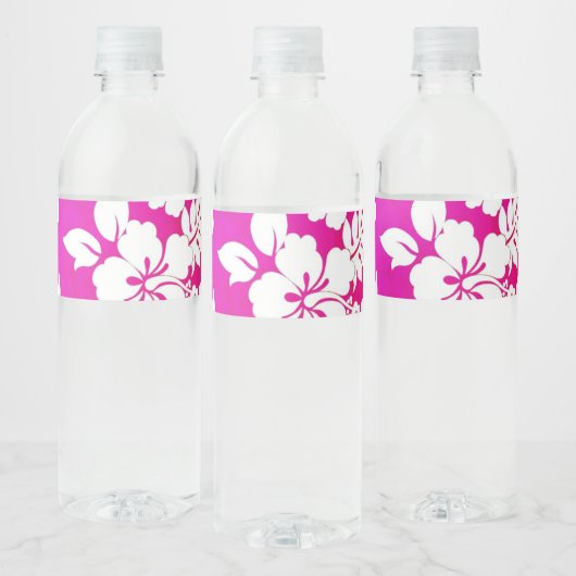 Étiquette Pour Bouteilles D'eau Impression hawaïenne (Bouteilles)