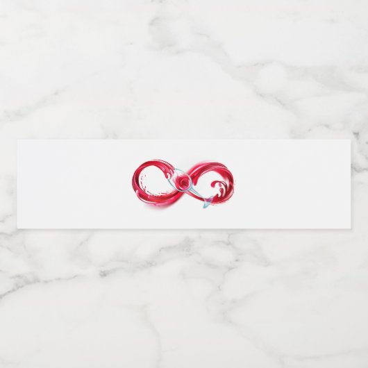 Étiquette Pour Bouteilles D'eau Infinity (Étiquettes simples)