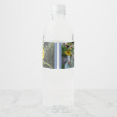 Étiquette Pour Bouteilles D'eau Jardin de papillons (Dos)