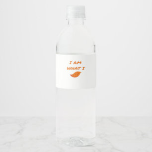 Étiquette Pour Bouteilles D'eau Je suis ce que je Yam Classic