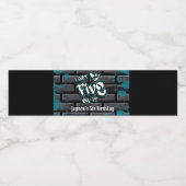 Étiquette Pour Bouteilles D'eau J'en ai cinq - Garçon 5e anniversaire (Étiquettes simples)