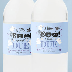 Étiquette Pour Bouteilles D'eau Joli Baby shower de garçon Halloween